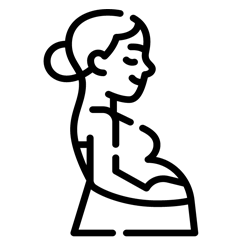 Pregnant woman icon