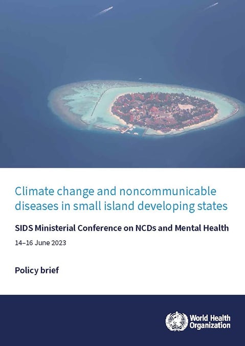Climate change and noncommunicable diseases in small island developing states